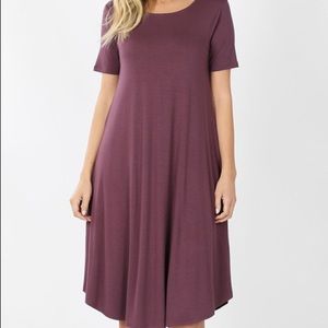 Tee-Shirt Dress with Pockets